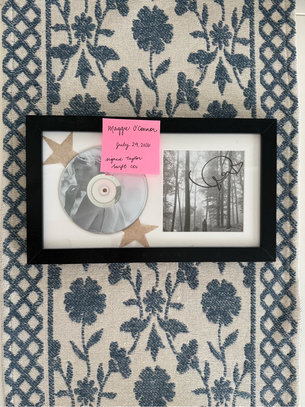 Taylor Swift Folklore signed CD